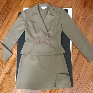 Vintage Xoxo skirt and suit/ small